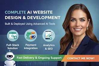design complete website using ai tools and deploy it