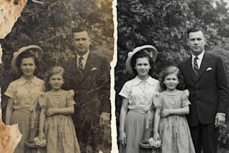 professionally restore, colorize and enhance photos