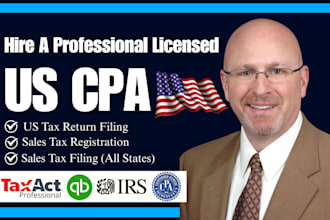 us tax return, sales tax filling, sales tax registration for ecommerce as CPA
