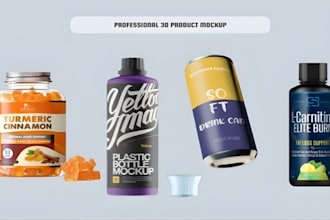 3d product rendering realistic mockup product visualization ecommerce marketing
