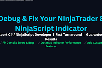 debug and fix your ninjatrader 8 ninjascript indicator