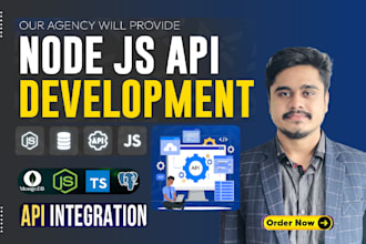 do rest api development and integration using node js