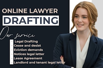 be your uk lawyer draft cease and desist eviction demands notices legal letter