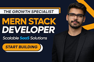 be full stack saas developer using mern stack