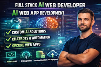 do full stack developer ai full stack web developer for ai web app development