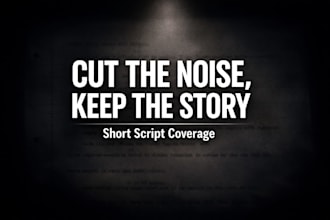 provide short film script coverage