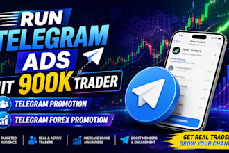 run telegram ads hit 900k trader telegram promotion telegram forex promotion