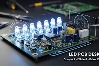 design compact led pcb for strip lights and modules