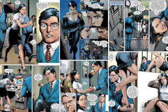 webtoon graphic novel art nsfw comic page storyboard comic book webcomic artist