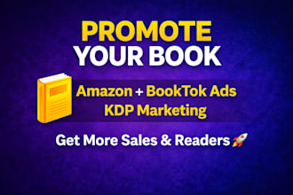 amazon book promotion, book publishing, booktok advertising, KDP ads marketing