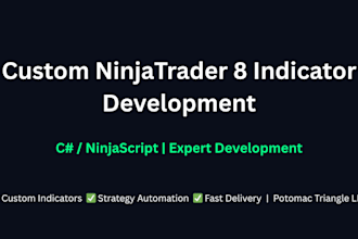 build a custom professional ninjatrader 8 ninjascript indicator from scratch