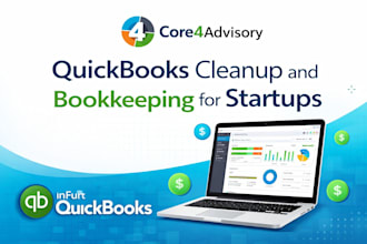 do quickbooks cleanup and bookkeeping for startups