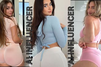 create ai influencer avatars for fanvue,instagram sfw,nsfw