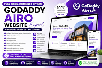 build godaddy airo website godaddy website design godaddy airo redesign website