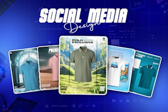 design professional social media posts and brand graphics