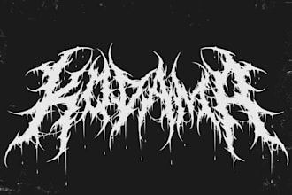 design death metal dark art metalcore deathcore brutal blackmetal logo