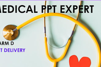 design modern medical and pharmacy PPT slides