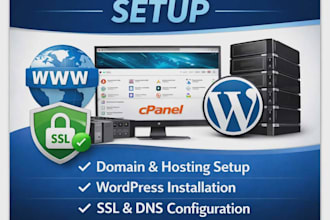 setup domain and hosting for your website