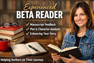 beta read, critique and edit your fiction or romance novel