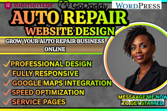 auto repair site design mechanic website car service website garage website site