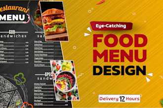 design eye catching food poster