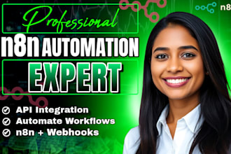 build n8n ai agent, n8n automation, n8n workflow or ai workflow automation