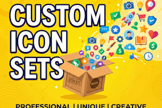 design custom, modern, and minimalist vector icons