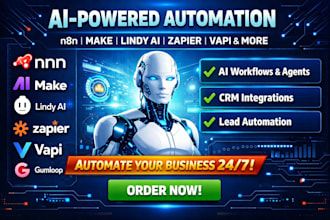 ai powered automation n8n make com lindy ai integration gumloop instantly aivapi