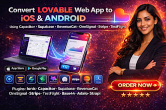 codex lovable ai web app to native ios android app claude capacitor app publish