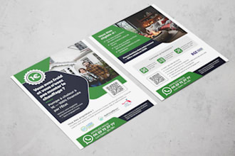 design conversion focused flyers and door hangers for lead generation
