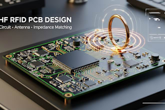 build ultra thin uhf rfid pcb with rf circuit, antenna and impedance matching