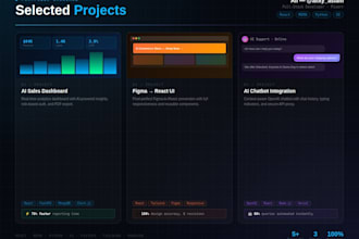 build a full stack react and mern web app or dashboard