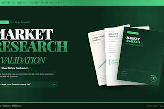 do market research, competitor analysis and swot analysis