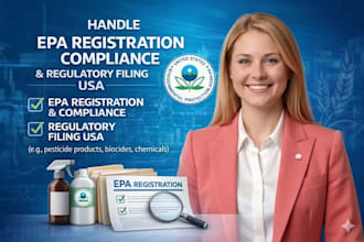 handle epa registration compliance and regulatory filing USA