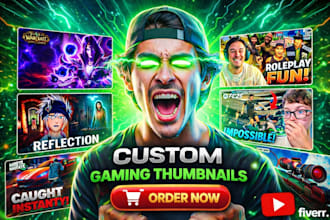 create amazing gaming thumbnails