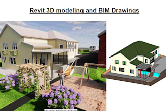 create revit 3d models and drawings