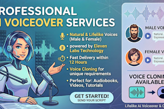turn your book into audiobook using ai voiceover
