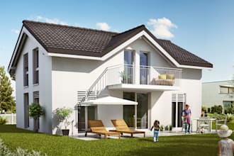 do exterior design, exterior rendering, commercial exterior 3d exterior design