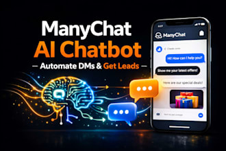 build manychat ai chatbot for social media automation