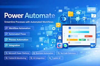 build power apps, automate workflows, power bi dashboards