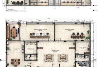 draw permit ready 2d blueprints and cad floor plan  drafted