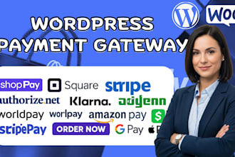 integrate stripe paypal klarna paysafe nuvei afterpay to wordpress wix shopify