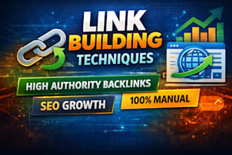 do high quality link building and SEO backlinks for your web