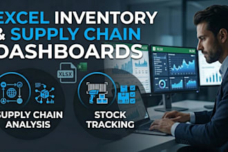 create inventory and supply chain excel dashboards