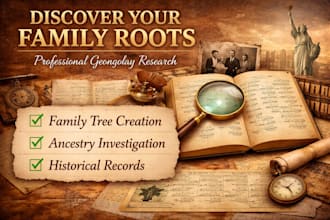 do genealogy research for your family tree