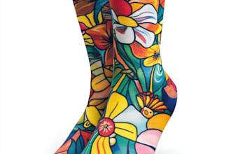 unique socks design and custom socks design