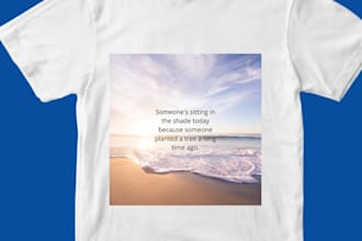 design professional and unique t shirt graphics for you