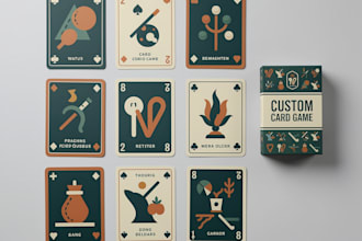 create a stunning card game design, tcg, ccg, for you