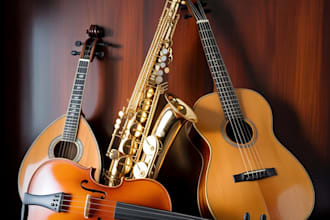 record soulful saxophone, guitar, violin, or mandolin for your song