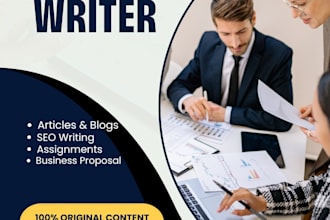 write high quality articles and blog posts